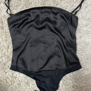 WeWoreWhat Satin Bodysuit